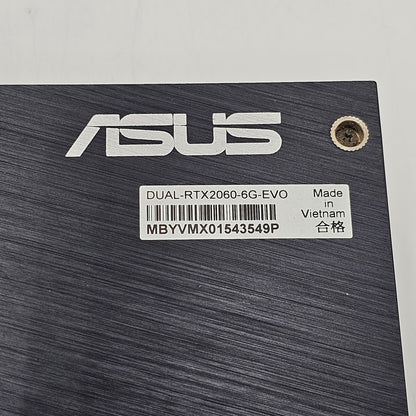 Asus GeForce RTX 2060 6GB GDDR6 Graphics Card DUAL-RTX2060-06G-EVO
