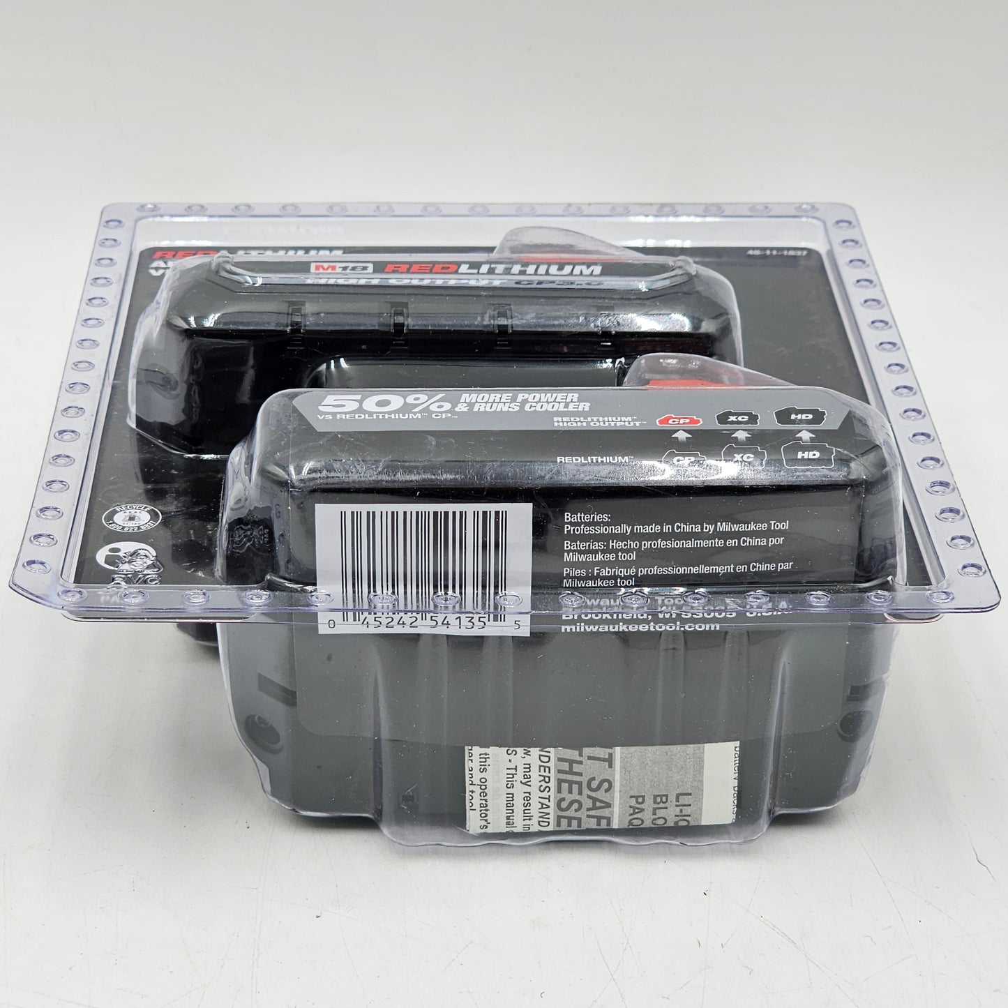 New Milwaukee 48-11-1837 REDLITHIUM HIGH OUTPUT CP3.0 Battery