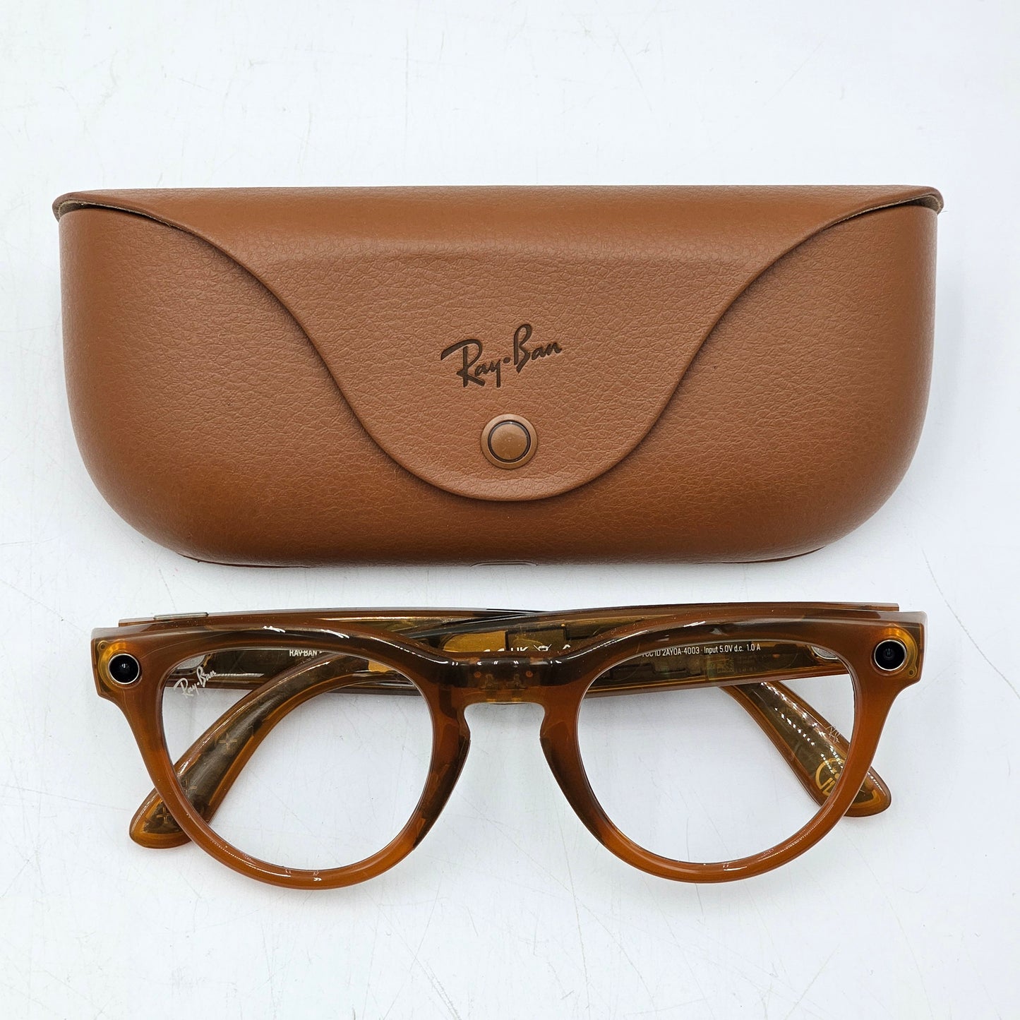 Ray-Ban Meta Headliner Gen 1 Caramel Standard RW4006 6706MF AI Smart Glasses