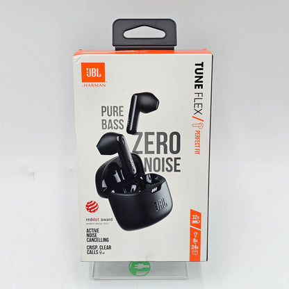 JBL Tune Flex Wireless Bluetooth Earbuds Black JBLTFLEXBLKAM