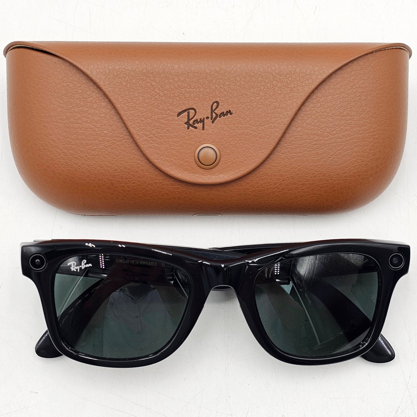 Ray-Ban Meta Wayfarer Gen 1 Shiny Black Standard RW4006 60171 AI Smart Glasses