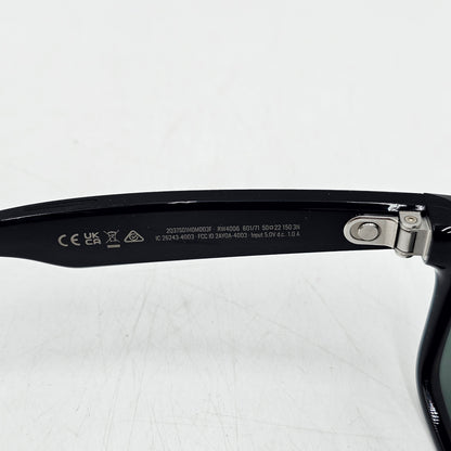 Ray-Ban Meta Wayfarer Gen 1 Shiny Black Standard RW4006 60171 AI Smart Glasses