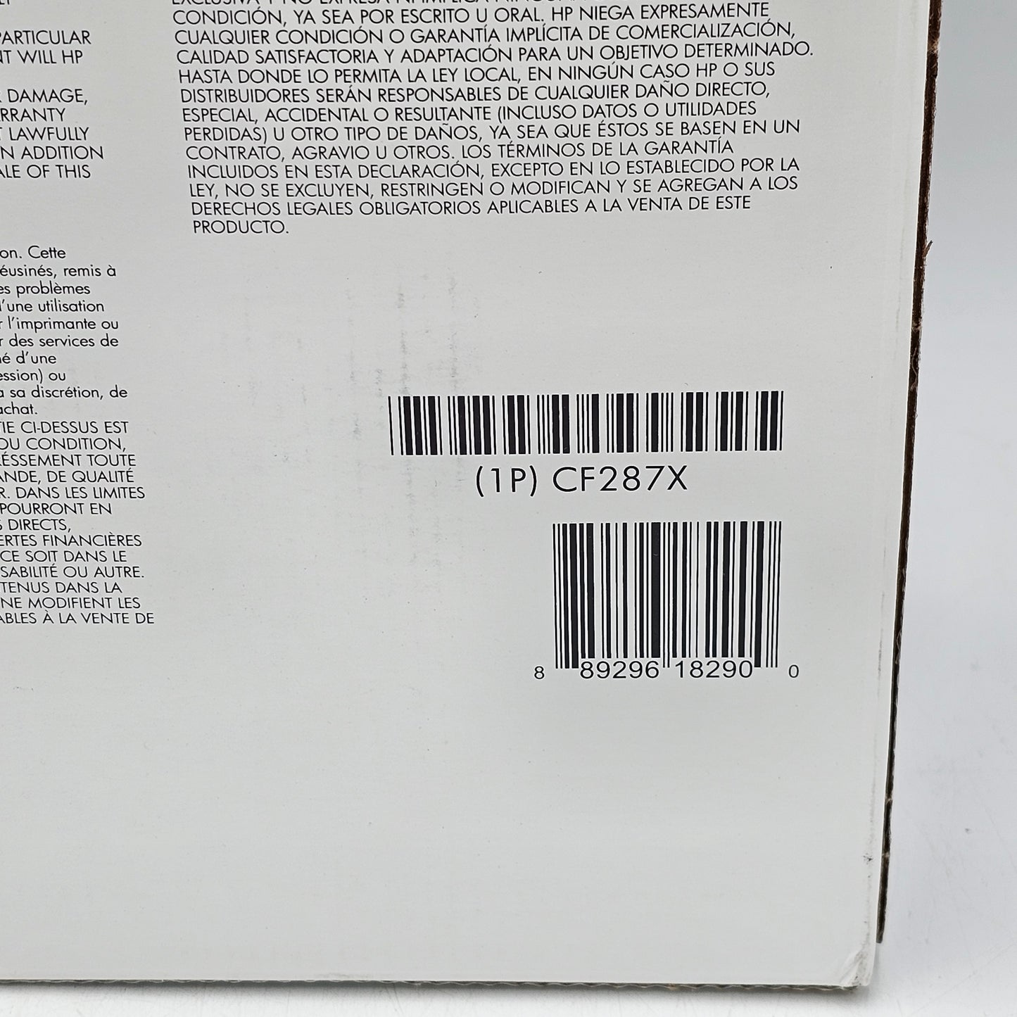 New HP 87x Toner Cartridge CF287X
