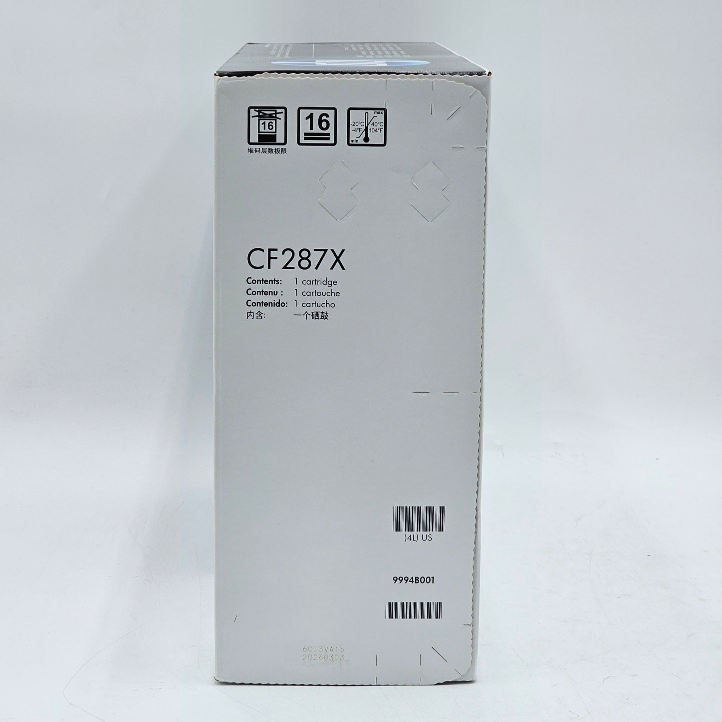 New HP 87x Toner Cartridge CF287X