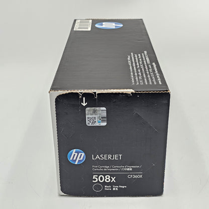 New HP 508x CF360X Black Toner Cartridge