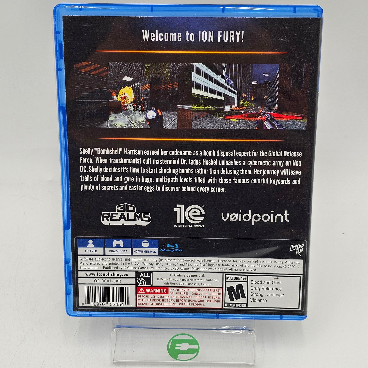 Ion Fury (Sony PlayStation 4 PS4, 2021)