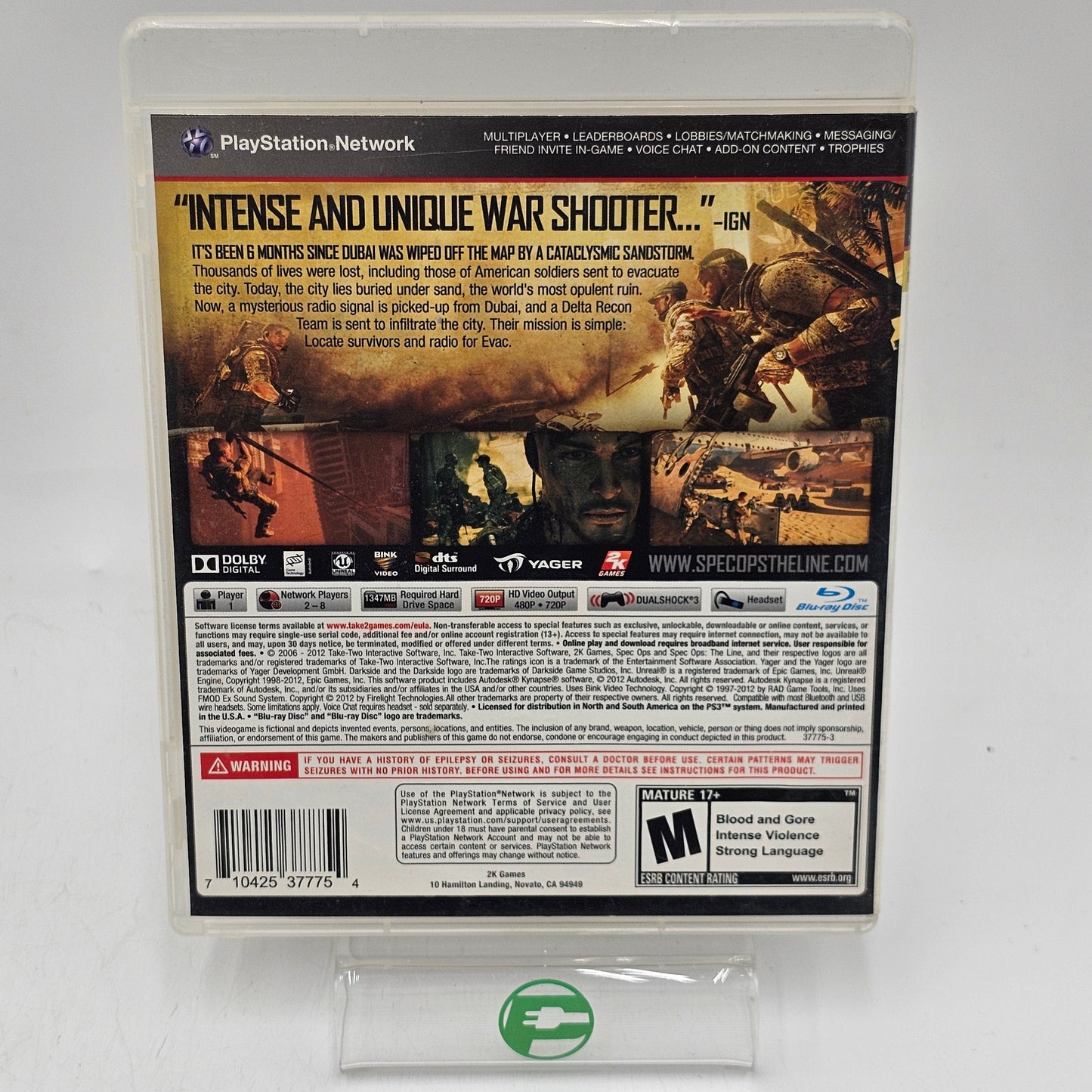 Spec Ops The Line [Premium Edition] (Sony PlayStation 3 PS3, 2012)