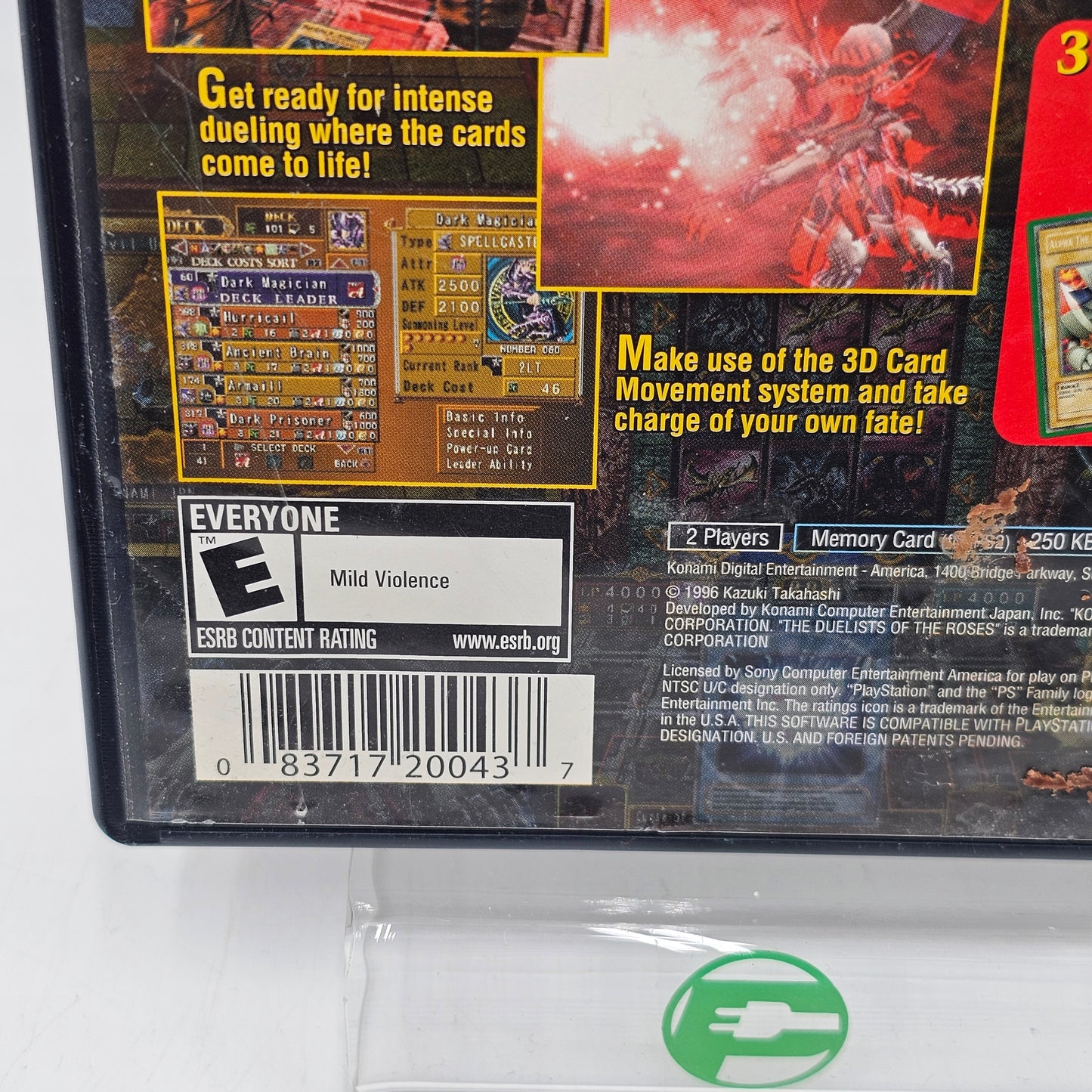 Yu-Gi-Oh Duelists of the Roses (Sony PlayStation 2 PS2, 2003)