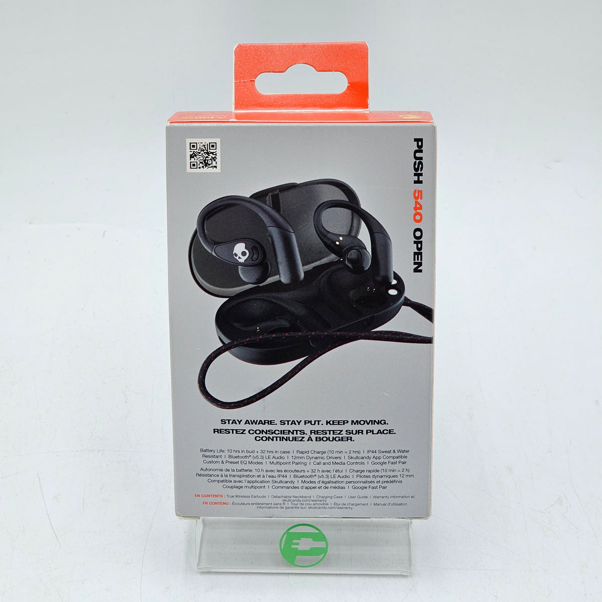 New Skullcandy Push 540 Open Open-Ear Bluetooth Headphones Black S4PFW-T740