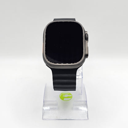 Unlocked Apple Watch Ultra 3 49MM Black Titanium Black Ocean Band MF0J4LW/A