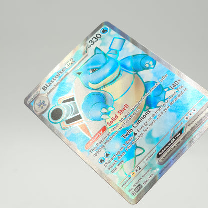 Pokémon TCG Scarlet Violet 151 Blastoise ex 184/165 Ultra Rare Full Art