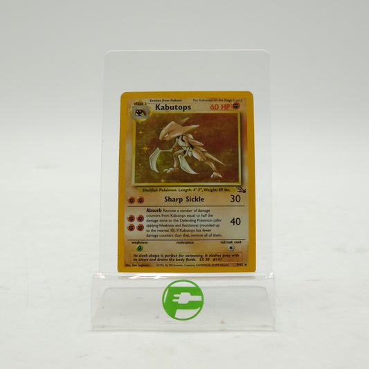 Pokémon TCG Fossil Set Kabutops 9/62 Holo Rare