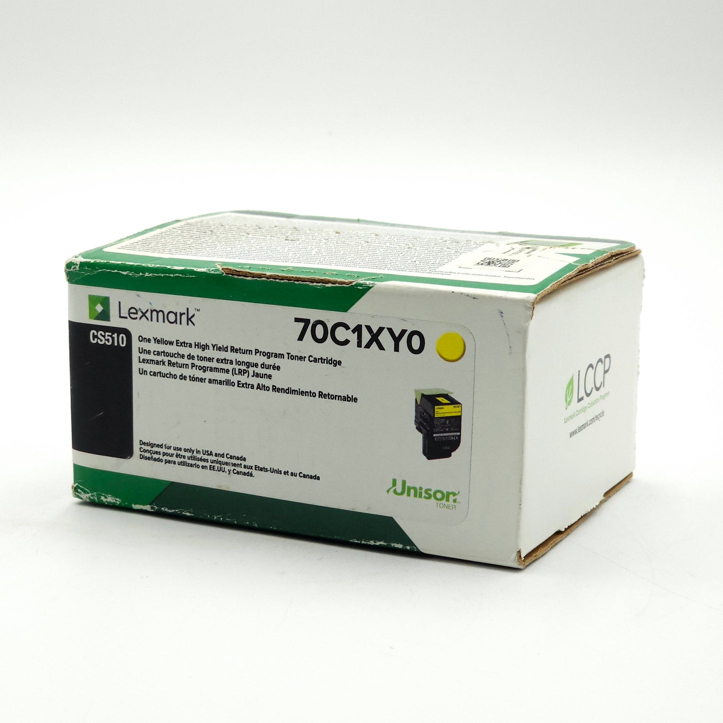 New Lexmark CS510 70C1XY0 Yellow Toner Cartridge