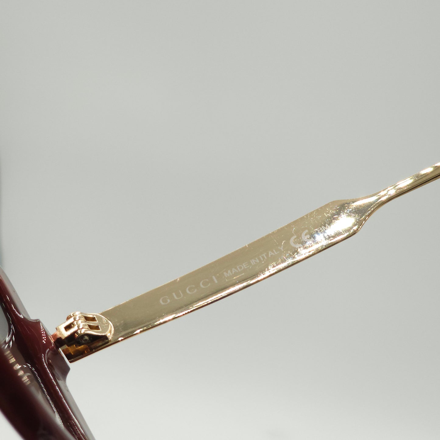 Gucci GG3857/F/S Oversized Sunglasses Red with Case