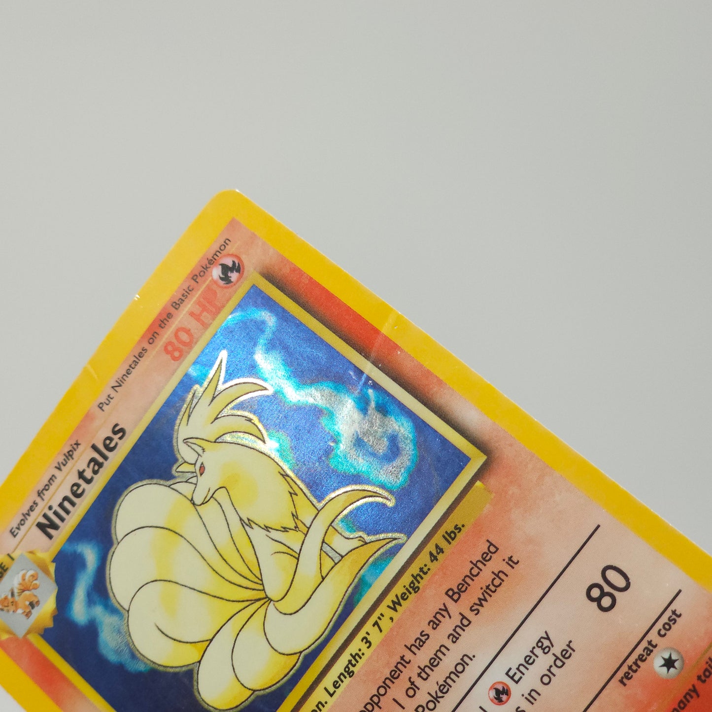 Pokémon TCG Base Set Ninetales 12/102 Holo Rare