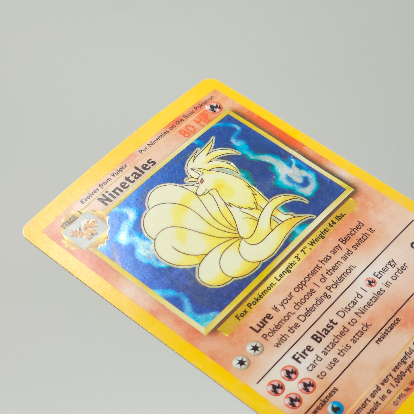 Pokémon TCG Base Set Ninetales 12/102 Holo Rare