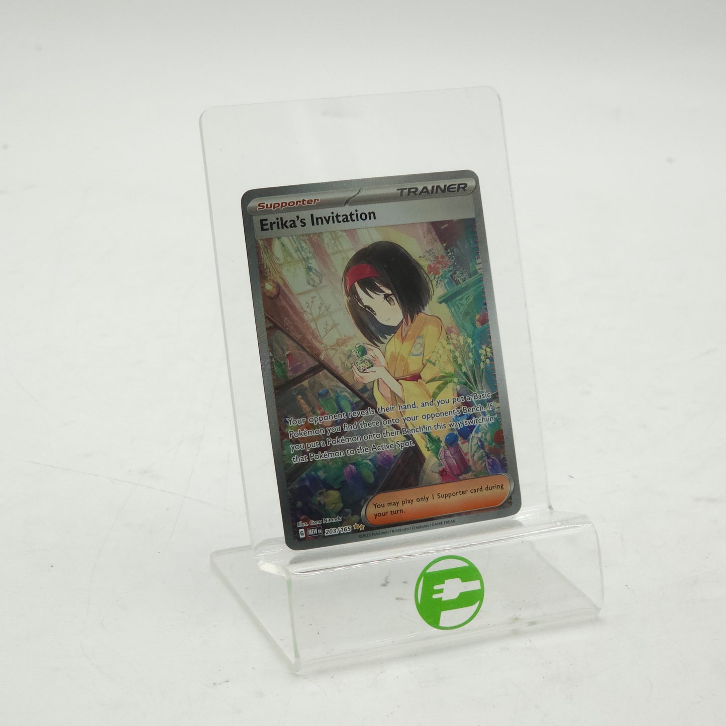Pokémon TCG Scarlet Violet 151 Erika's Invitation 203/165 Ultra Rare Full Art