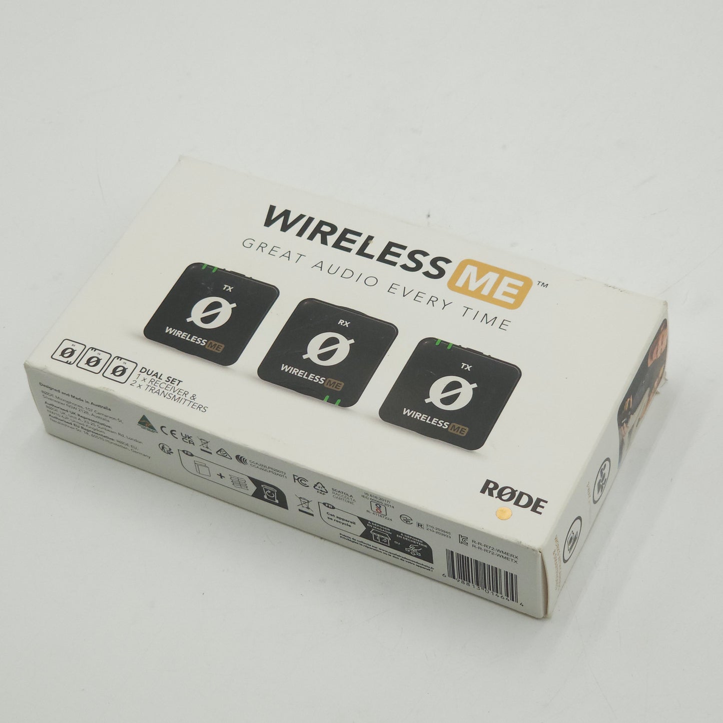 New Rode Wireless ME Dual Compact Wireless Microphone System WIMEDUAL