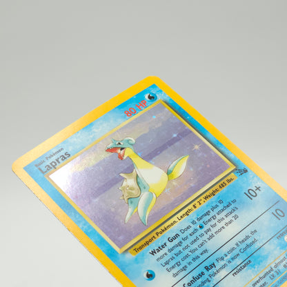 Pokémon TCG Fossil Set Lapras 10/62 Holo Rare